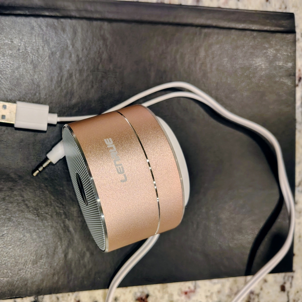 Gold Portable Bluetooth Speaker